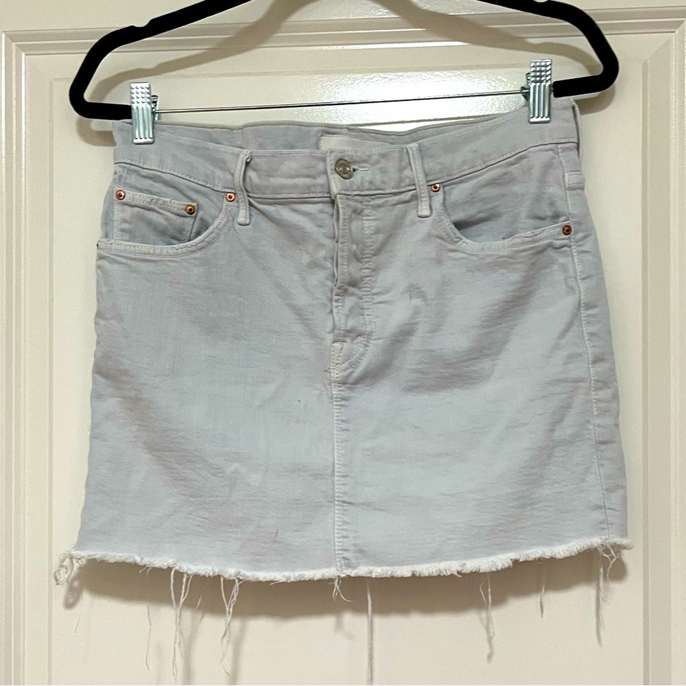 Mother Superior The Vagabond Mini Fray Skirt Size 28